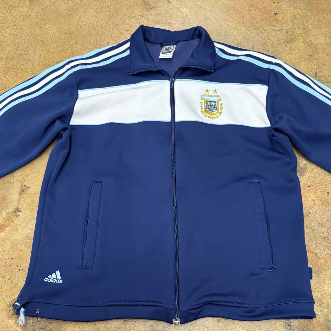 아디다스 아르헨티나 네이비 하늘 져지 트랙탑 100 상품이미지3