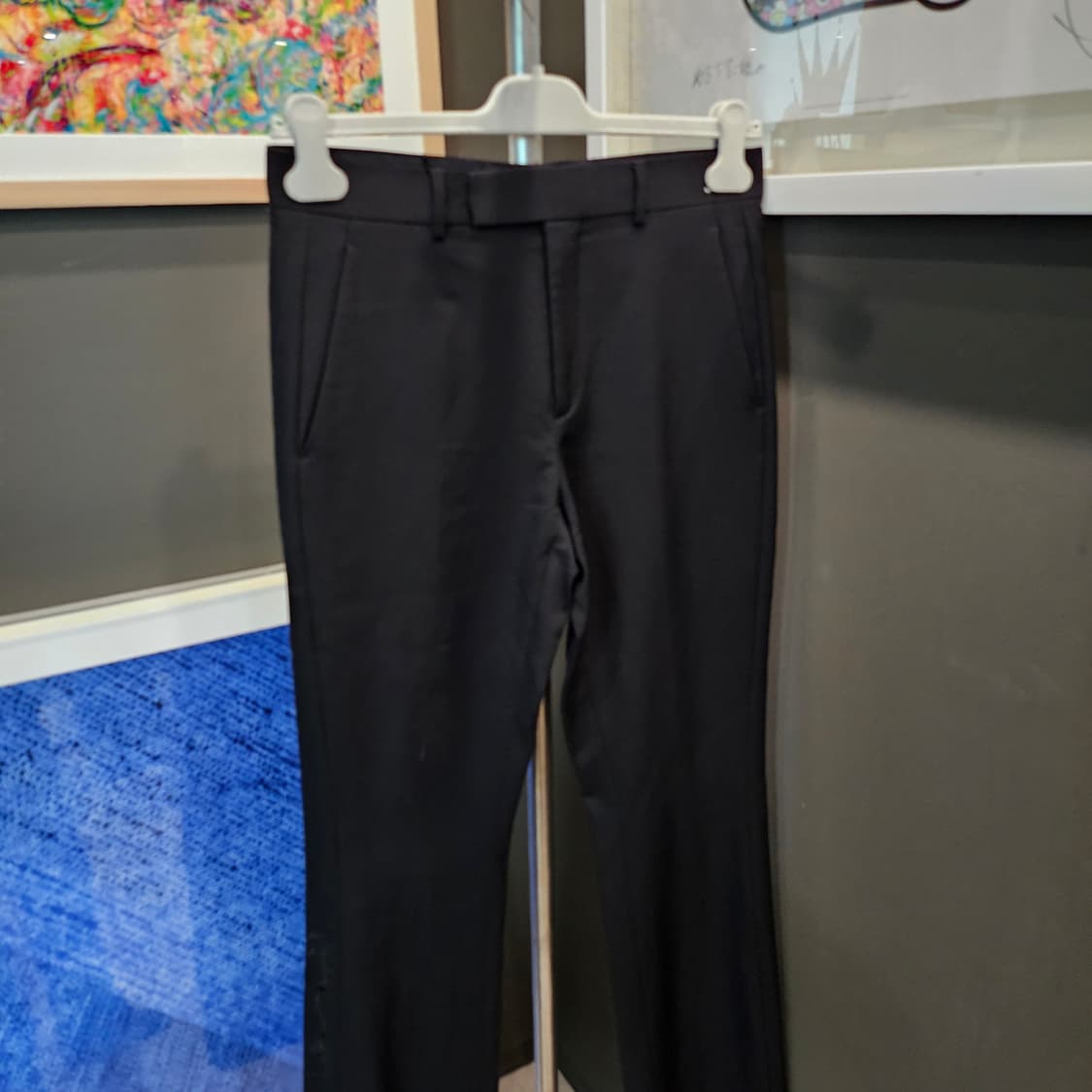 디올 X스캇 자수로고 부츠컷 와이드 한정 팬츠 상품이미지3