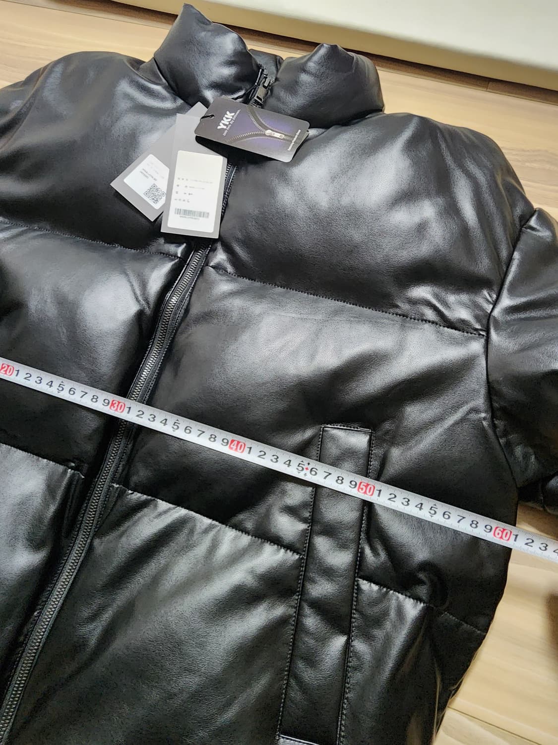 무신사스탠다드레더패딩점퍼블랙L 상품이미지4