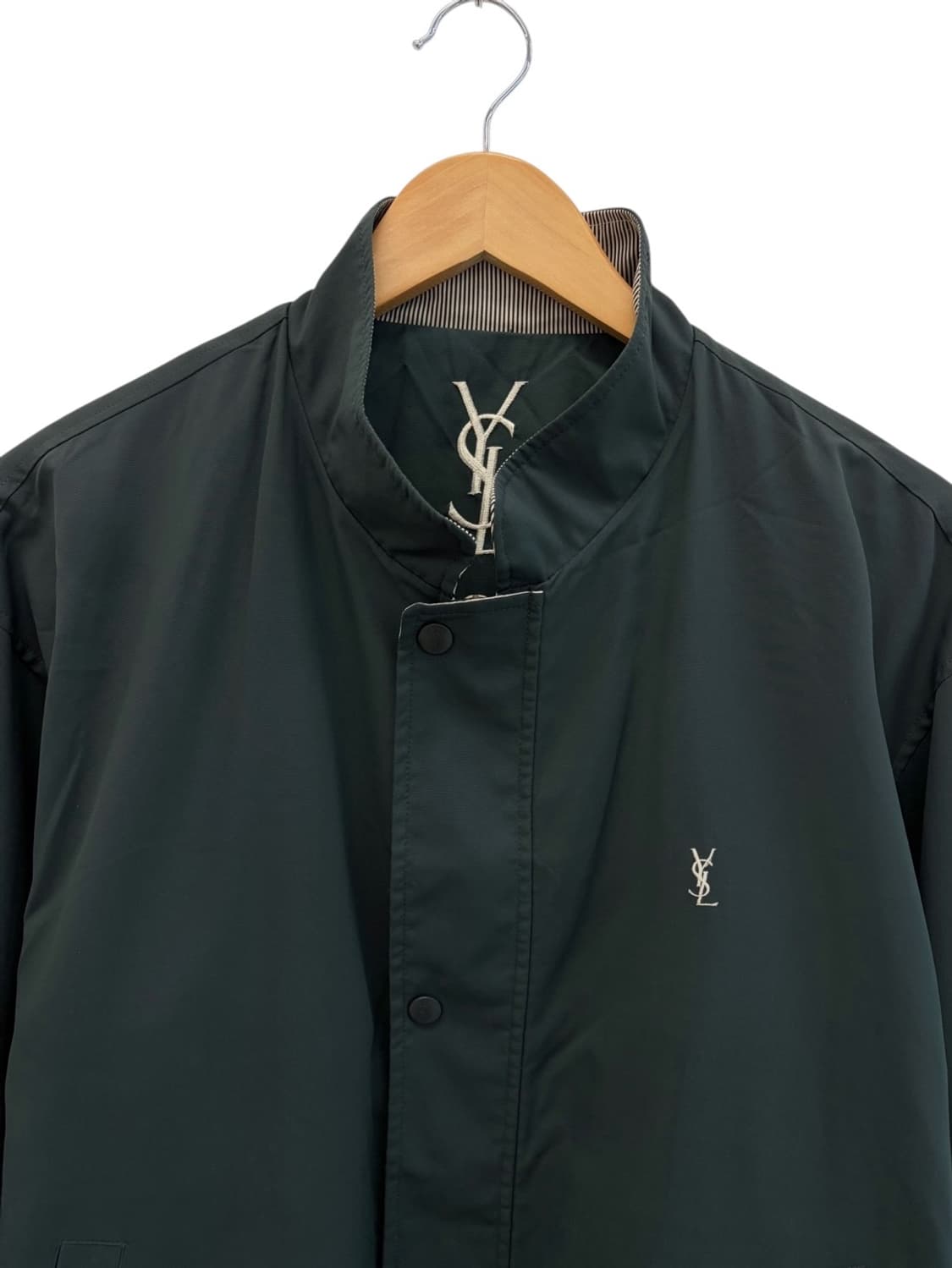 00년대 YSL 생로랑 나일론 자켓 다크그린 (XL) 상품이미지2