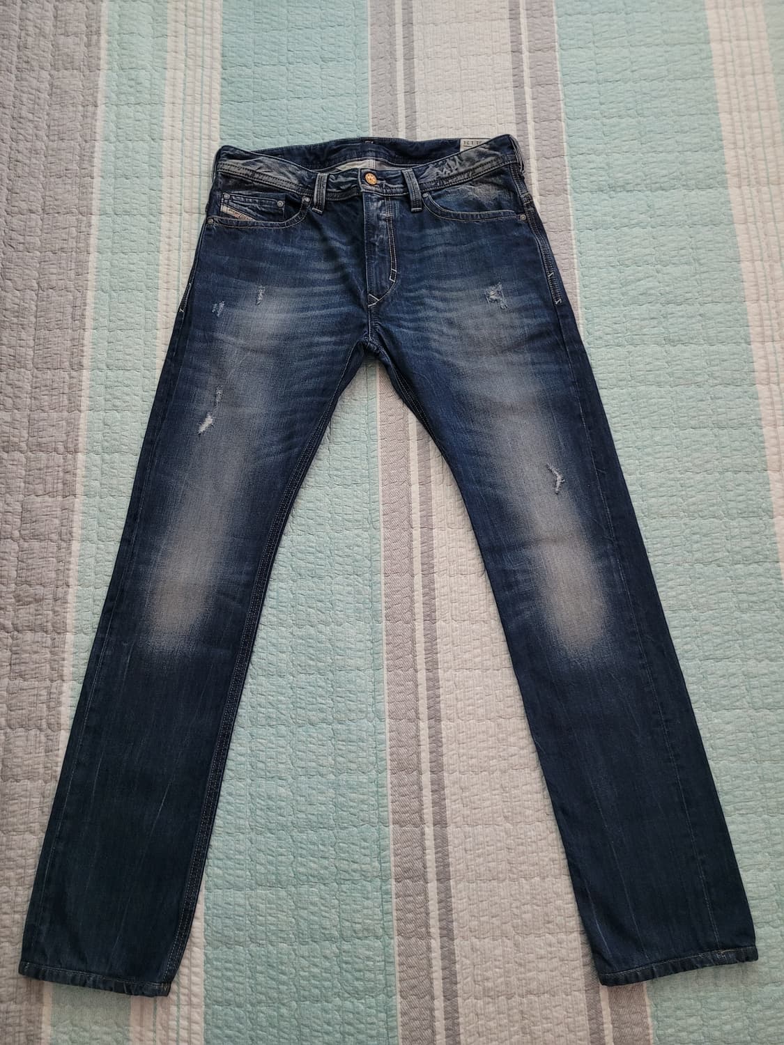 디젤 diesel thavar 8B9 타바 진청 슬림진 탭31 실32-3 상품이미지1