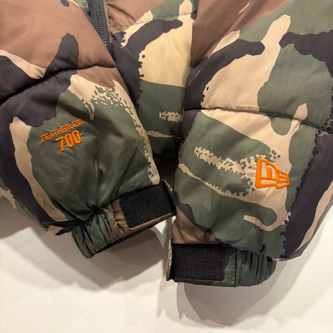 [90] 뉴에라 카모 블럭 퀼팅 패딩 점퍼 B537 상품이미지6