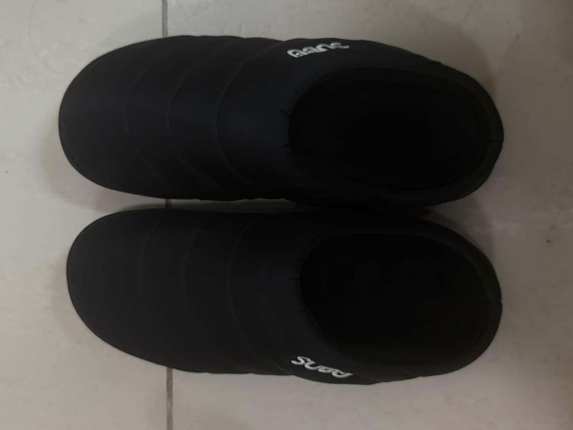 수부 패딩 슬리퍼 블랙 0사이즈 상품이미지1