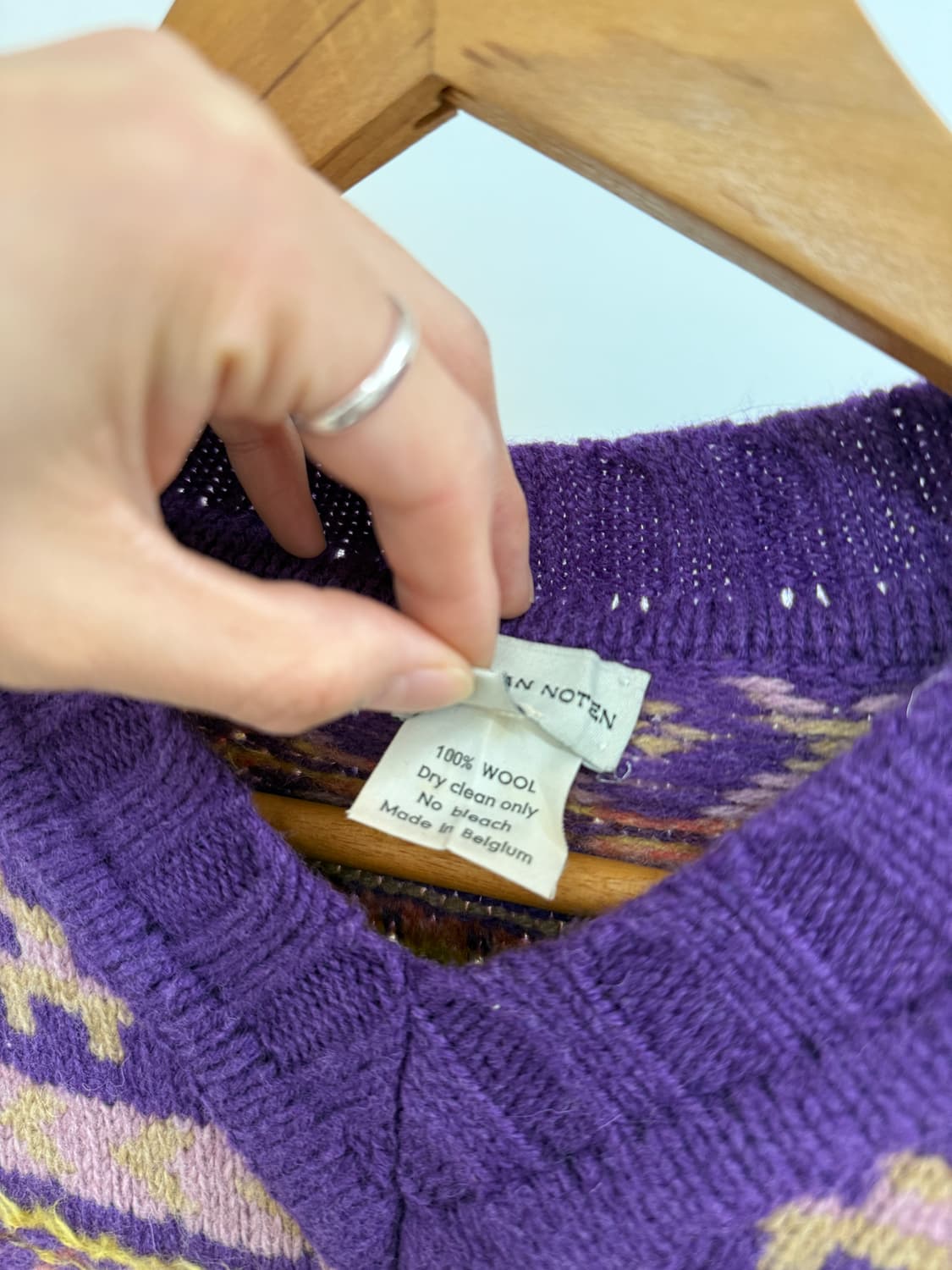 드리스반노튼 빈티지 니트 상품이미지4