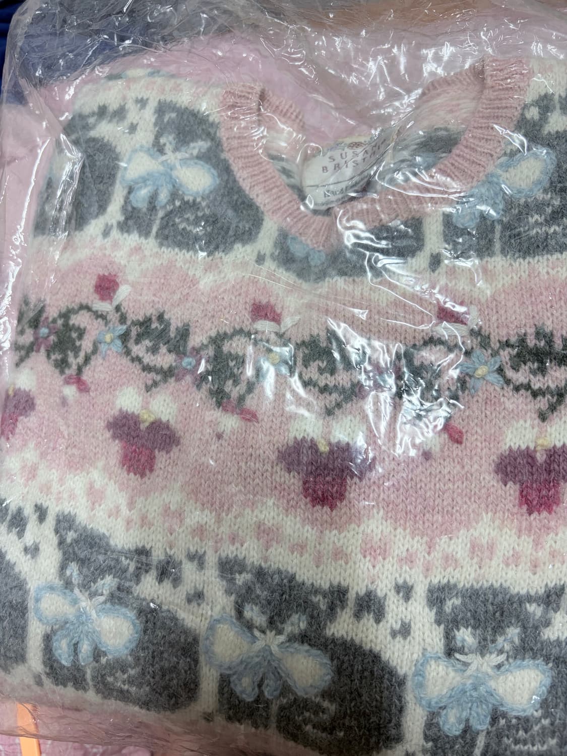 SUSAN BRISTOL 빈티지 니트(새) 상품이미지2