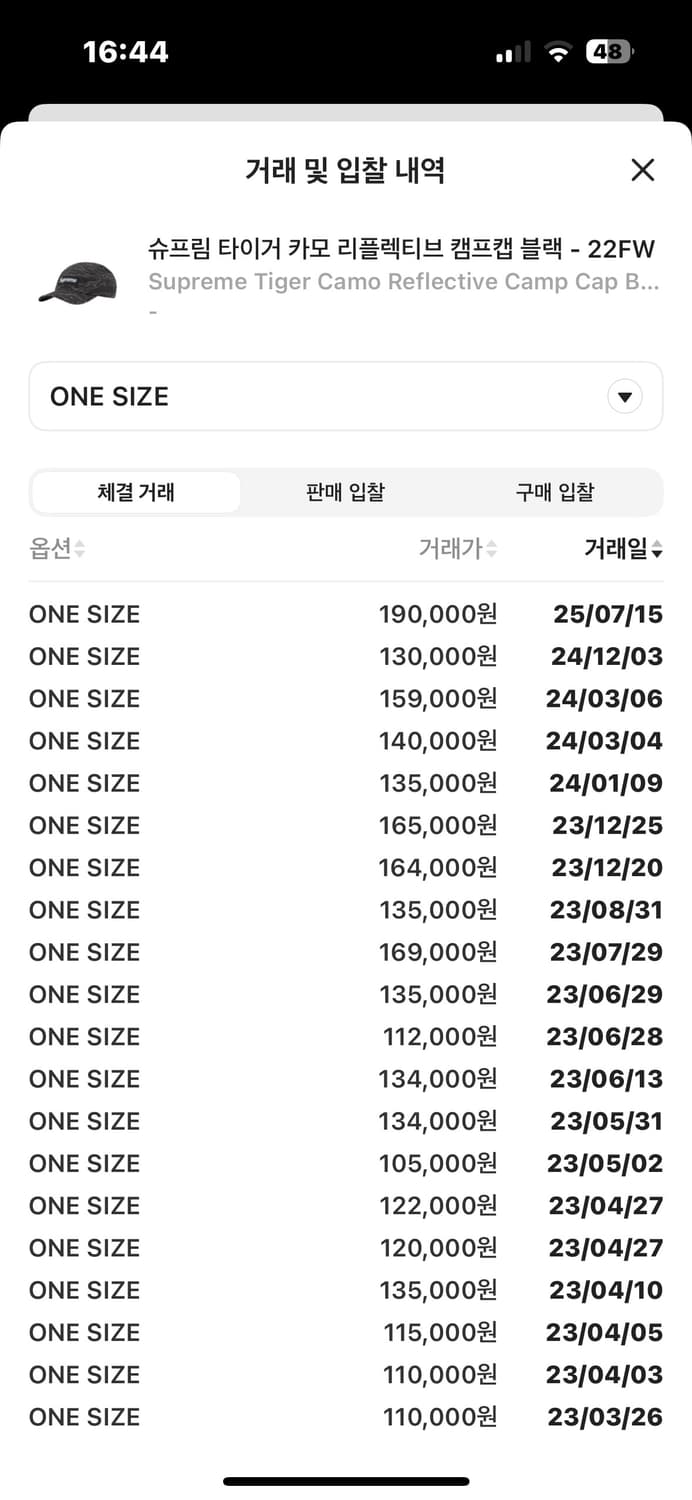 슈프림 타이거 카모 리플렉티브 캠프캡 상품이미지4