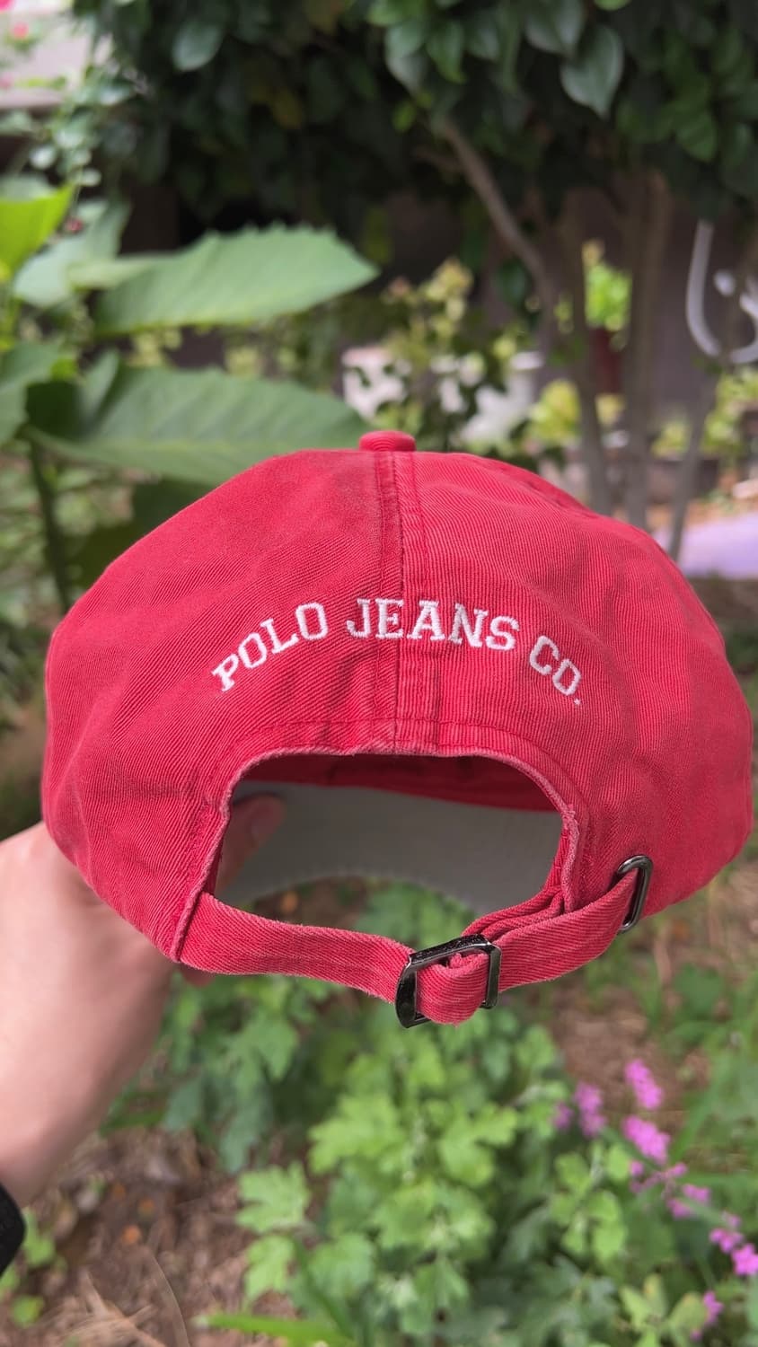 [90s POLO Jeans] RL 67 red cap 상품이미지3