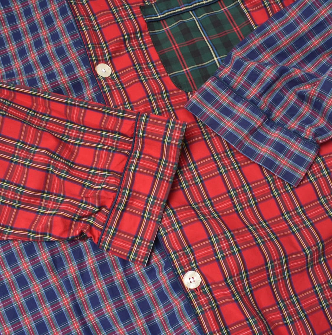 브룩스 브라더스 파자마 체크 셔츠 M 상품이미지4