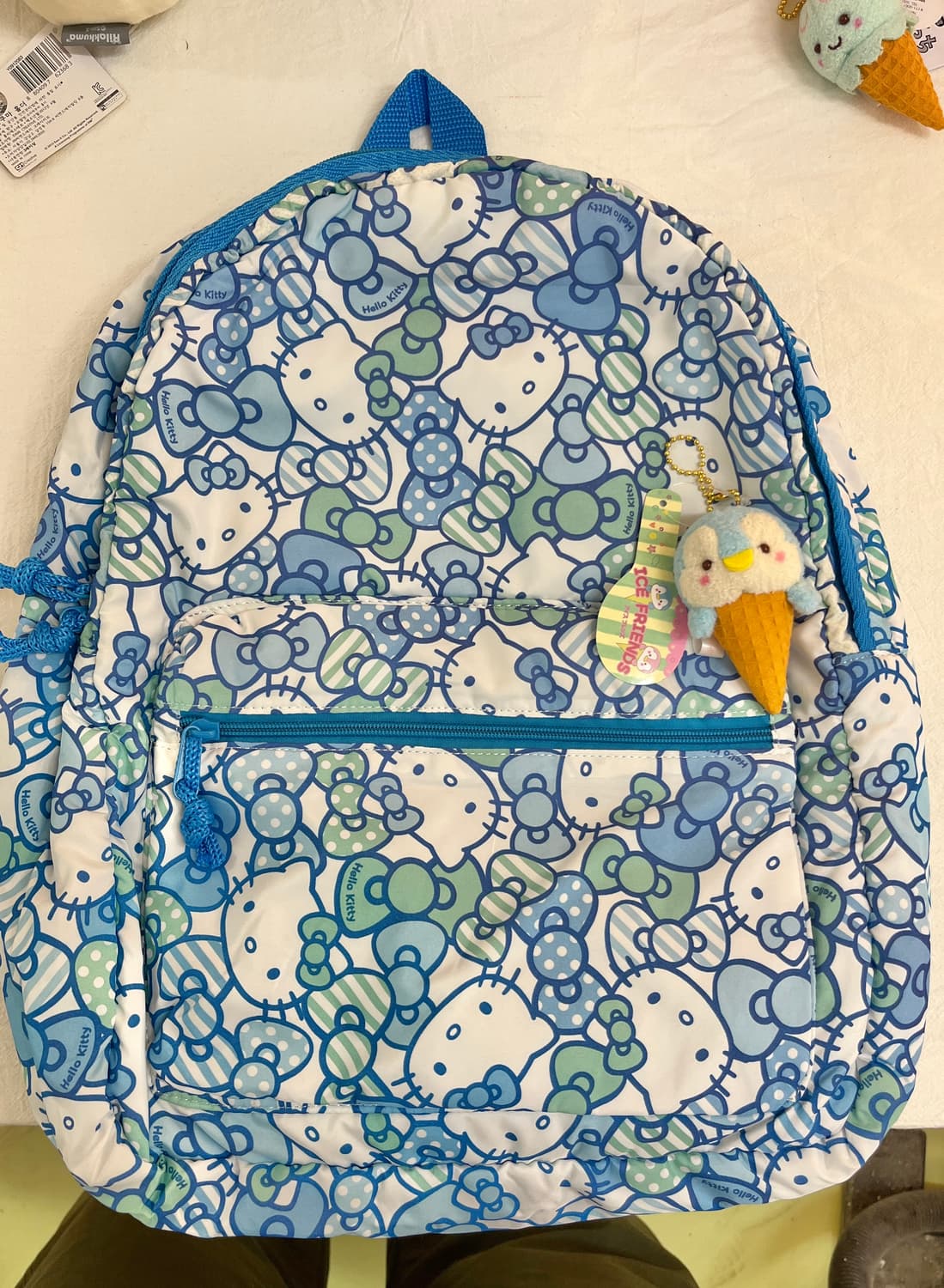 2010 블루 키티 패딩 백팩🍭 상품이미지3