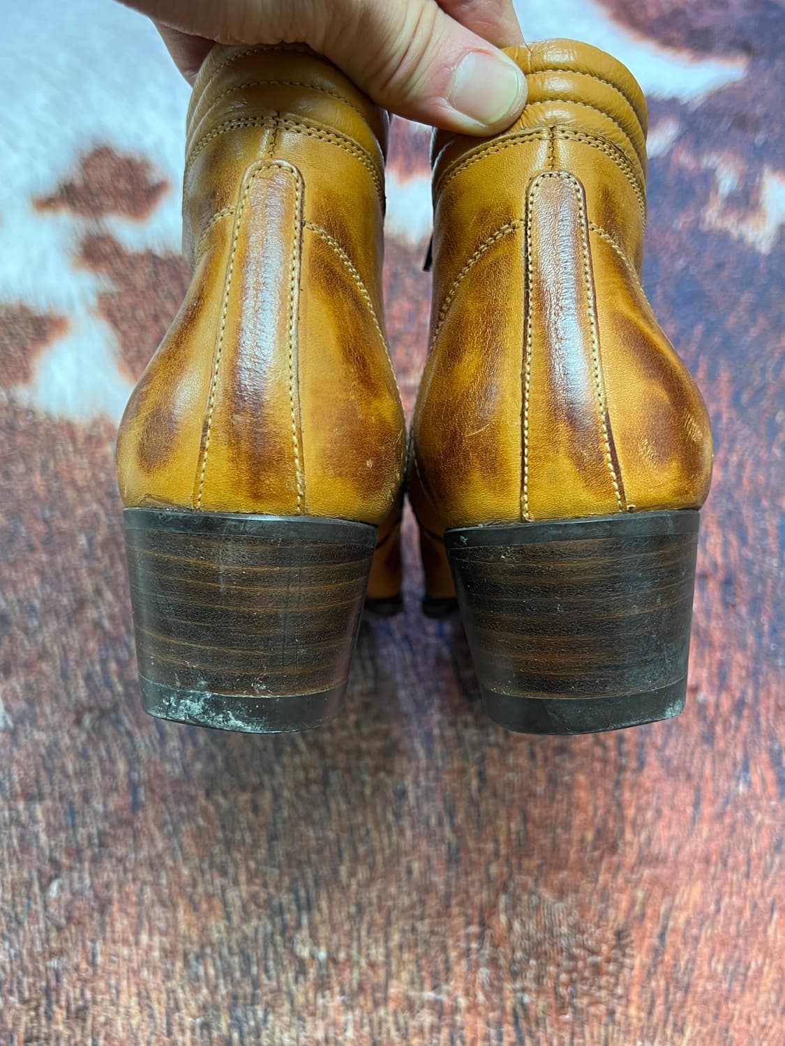 [250] 버팔로(Buffalo) 빈티지 웨스턴 앵클 부츠 상품이미지5