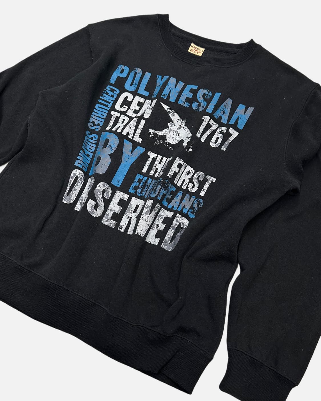grunge hawaiian lettering sweatshirt 상품이미지2