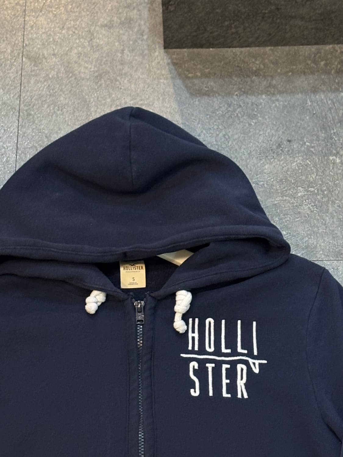 홀리스터 후드집업 네이비 S사이즈 상품이미지4