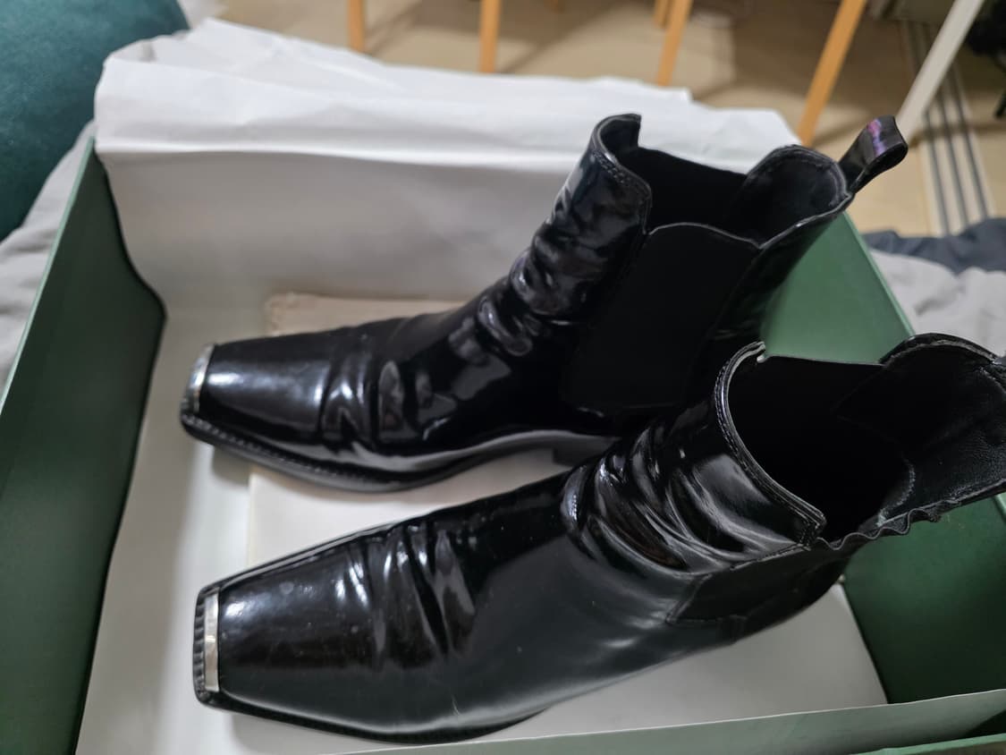 캘빈클라인 × 라프시몬스 스틸토 첼시부츠 40 상품이미지2