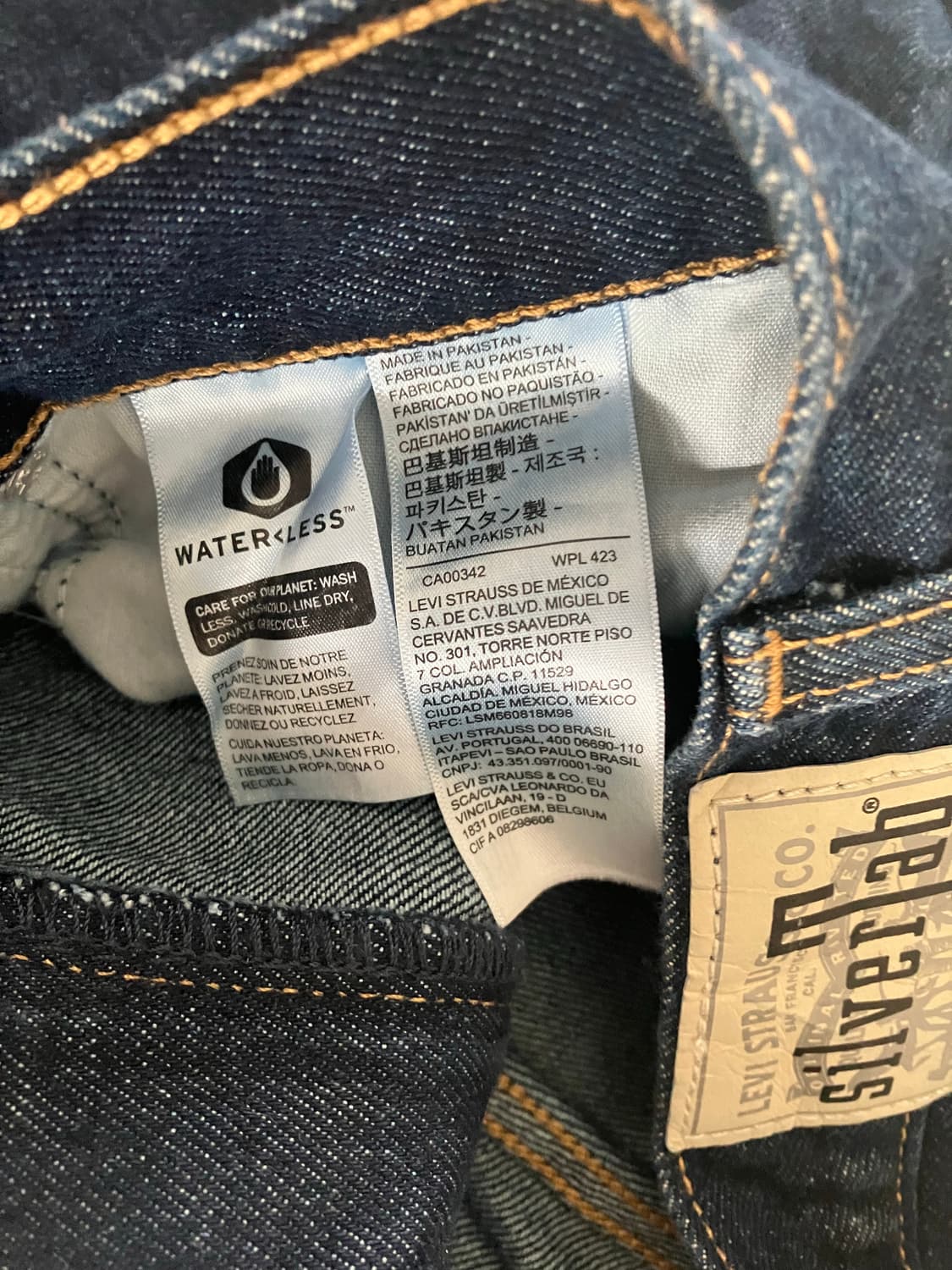 리바이스 실버탭 데님진 청바지 상품이미지3