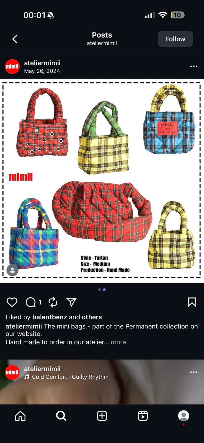 mimii PARIS spine bag ss22 가방  상품이미지1