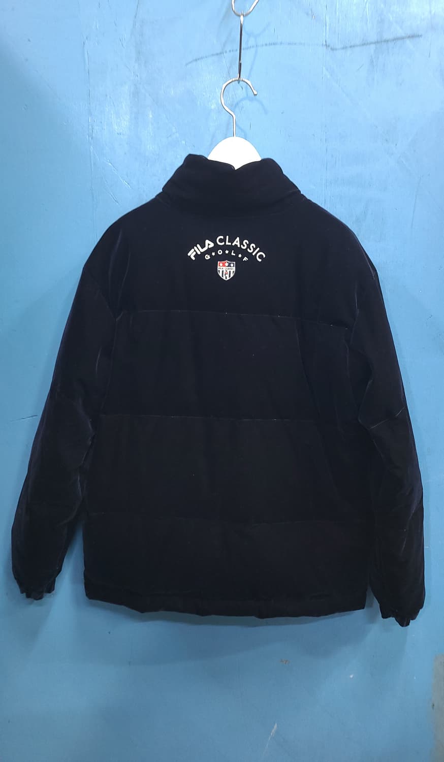 20살 빈티지 휠라 벨벳 푸퍼패딩 like 폴로 상품이미지6