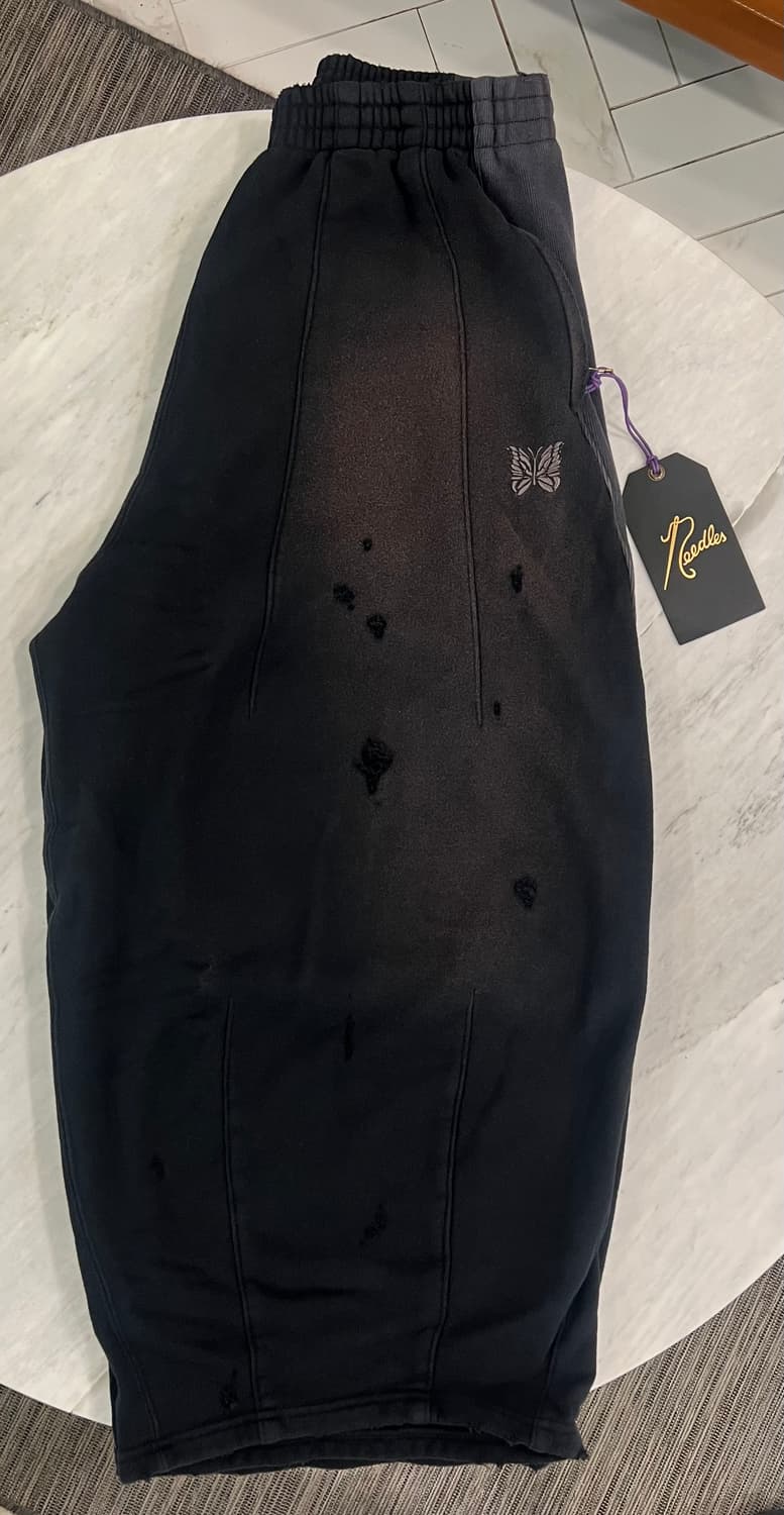 니들스 x 스튜디오스 H.D. 2 스웨트 팬츠 블랙 상품이미지2