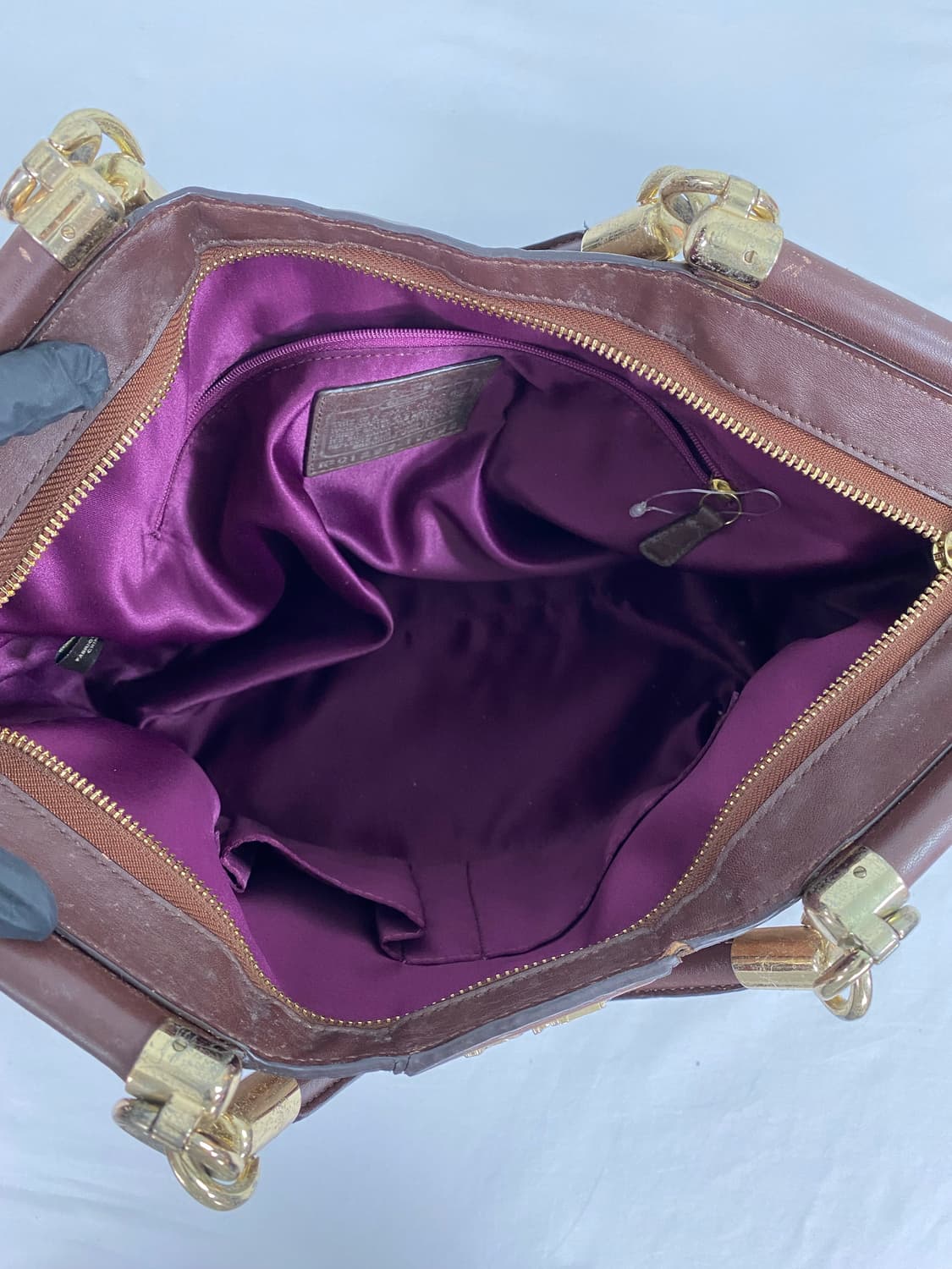 코치 메디슨 캐롤라인 악어 투웨이백 숄더백 토트백 상품이미지7