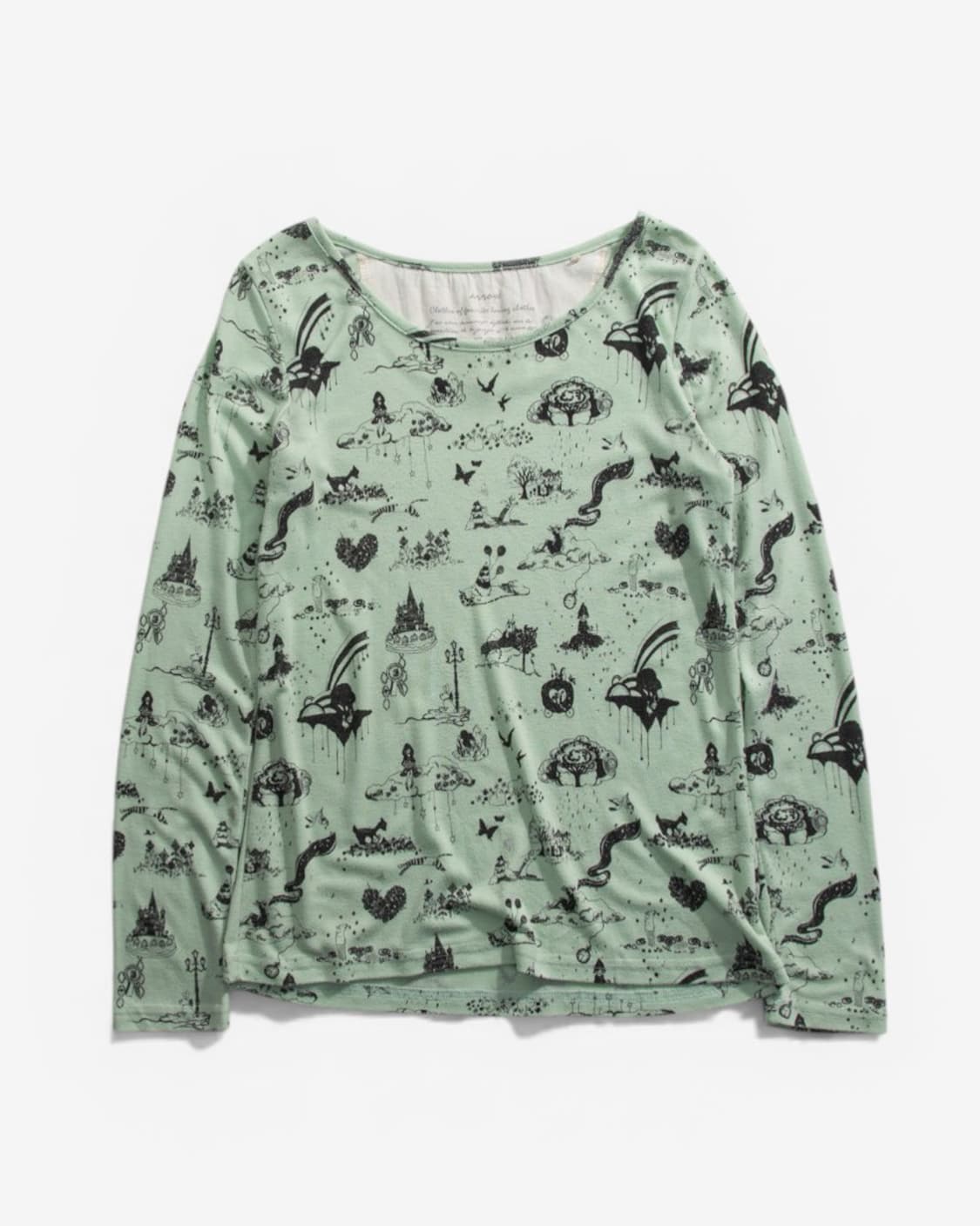 Arrow mint long sleeve 상품이미지1