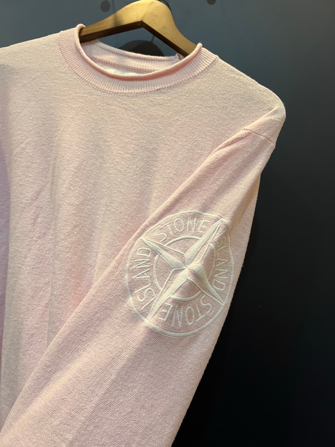 스톤아일랜드 로우 핸드 코튼 크루넥 니트 상품이미지3