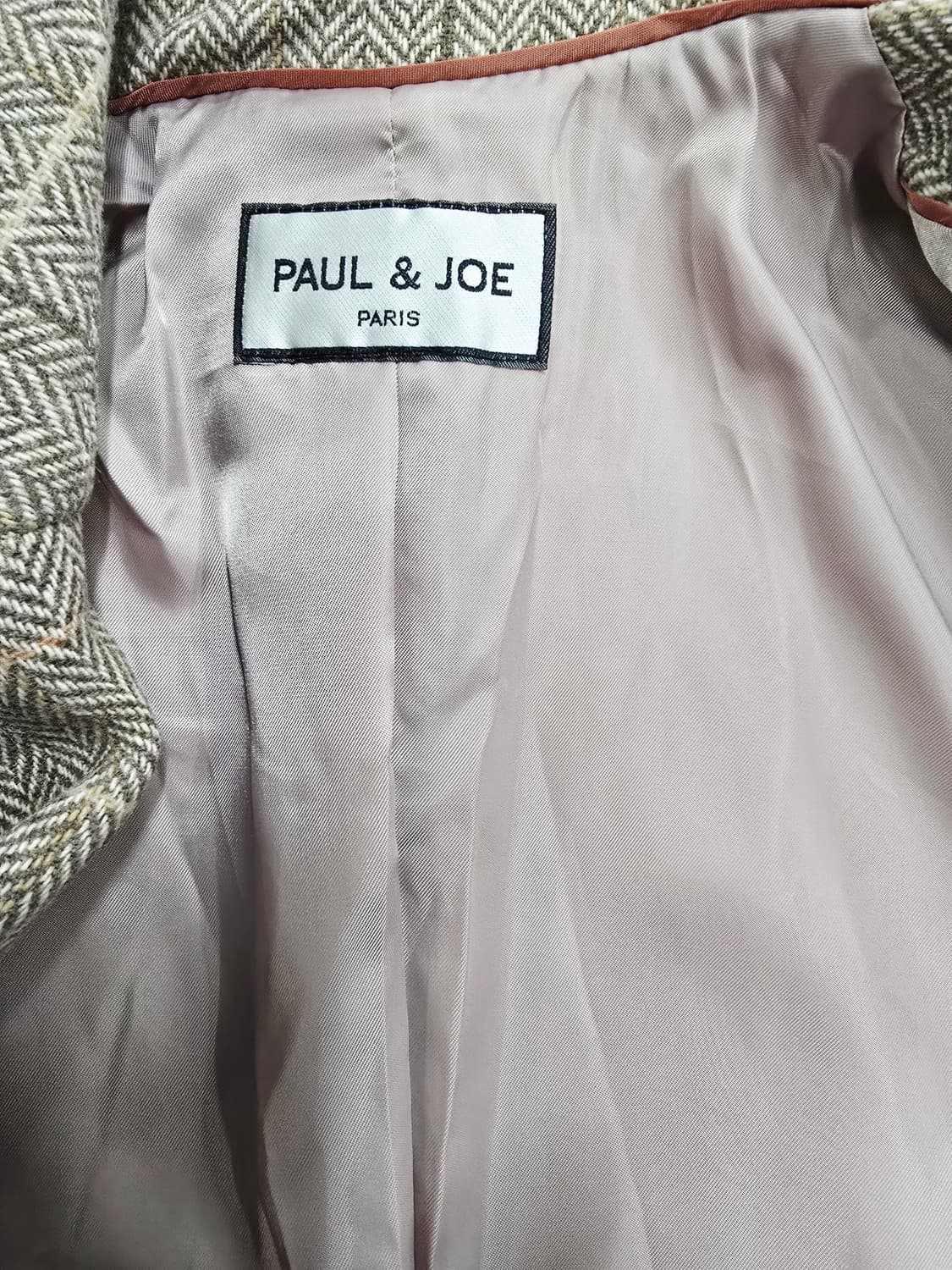 폴앤조 헤링본 체크 자켓 상품이미지8