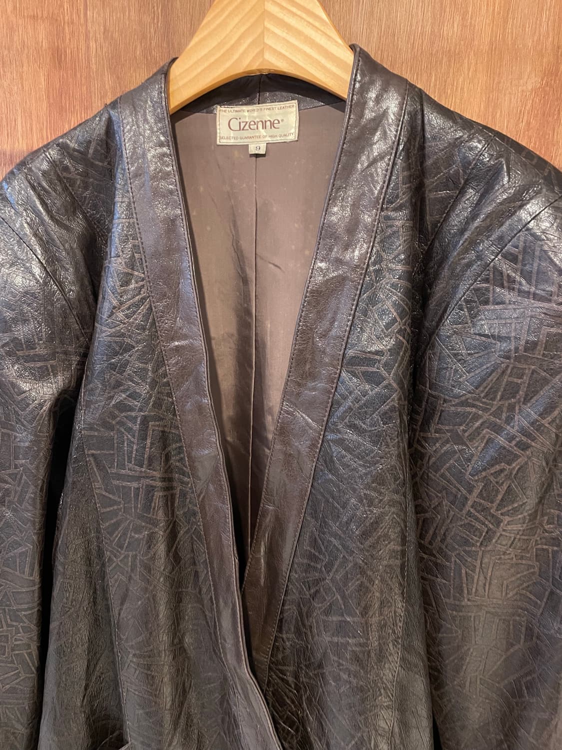 Brown ethnic robe sheepskin jacket  상품이미지5