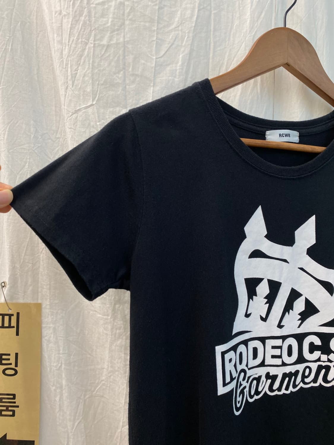 RCWB 블랙프린팅반팔티셔츠(-66) 상품이미지5