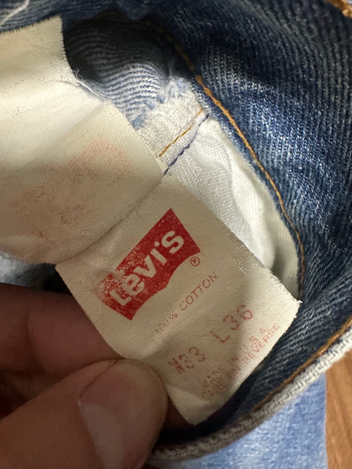 90s 미제 빈티지 리바이스 501 555 발렌시아제 상품이미지8