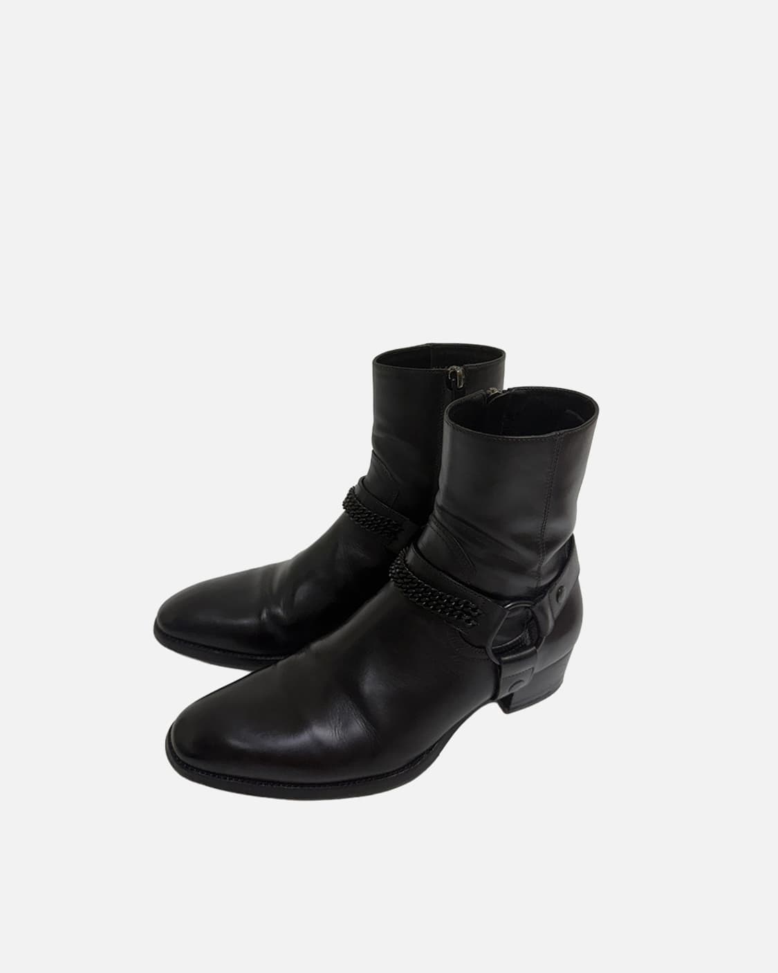 생로랑 FW16 와이어트 블랙 체인 하네스 부츠 39.5 상품이미지4