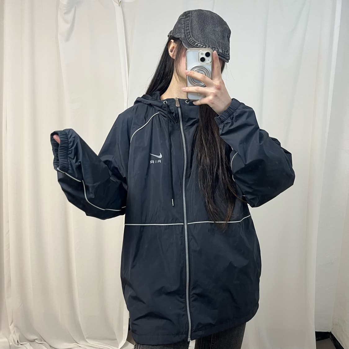 Nike Air Full Zip Hood Woven Windbreaker 상품이미지1