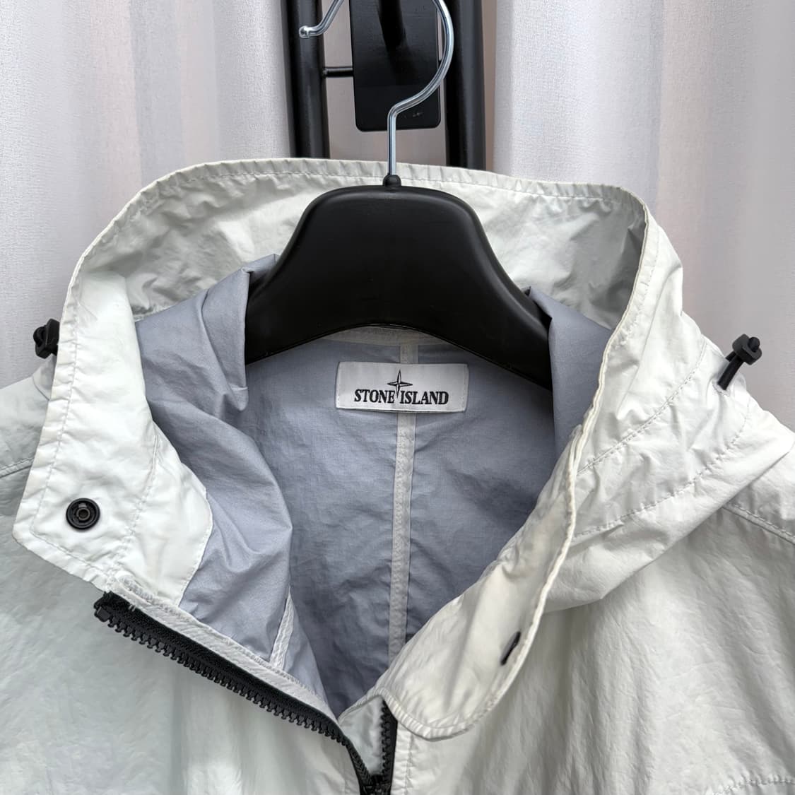 [L] 스톤아일랜드 멤브라나 3L TC 바람막이 아이스 상품이미지4