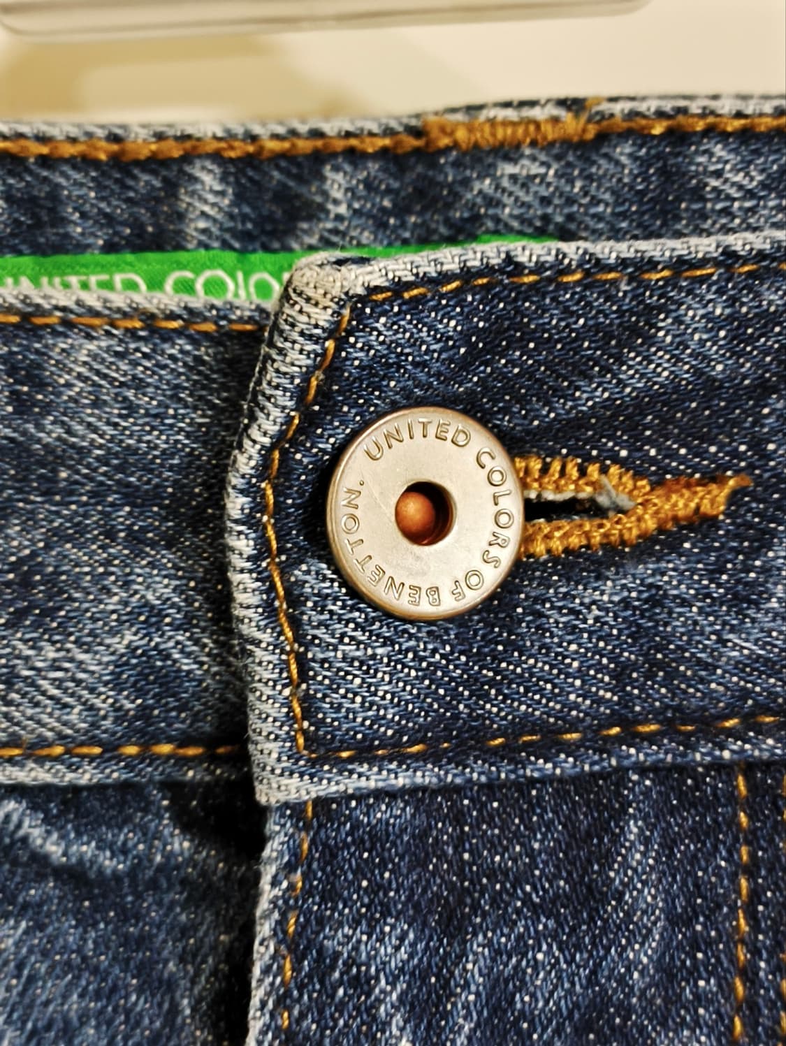 32 베네통 스트레이트 워싱 데님팬츠 청바지 상품이미지4