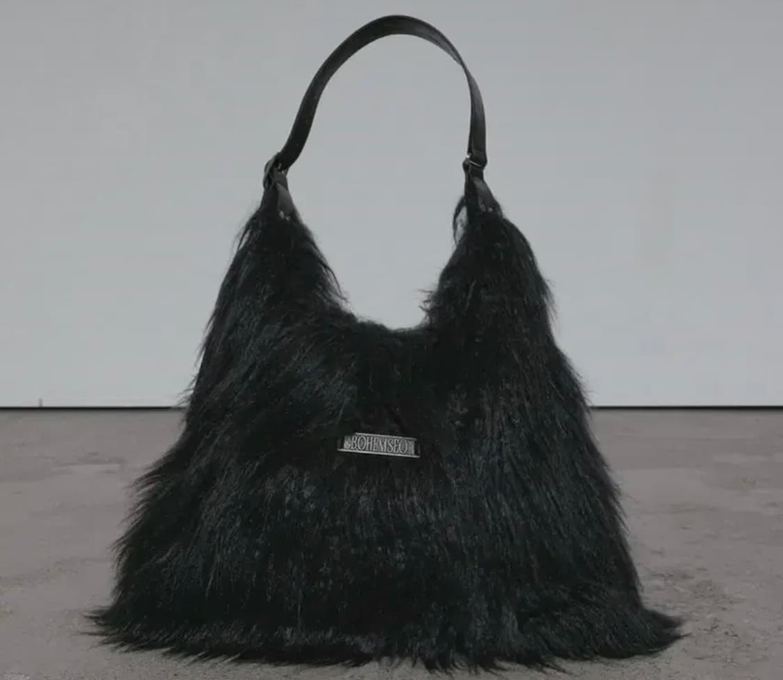 보헤미안서울 LONG HAIR STRAP HOBO BAG 롱헤어 호보백 상품이미지1