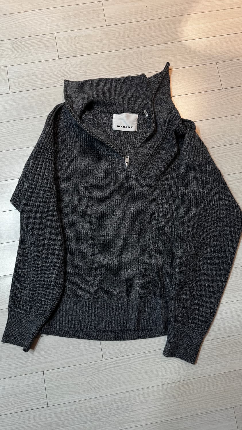 이자벨마랑 Benny 메리노 울 하프집업 스웨터 M 상품이미지5