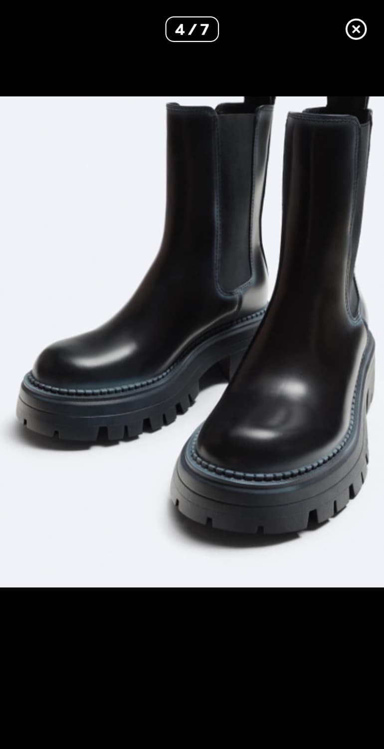 자라 보테가st 청키 워커 상품이미지2