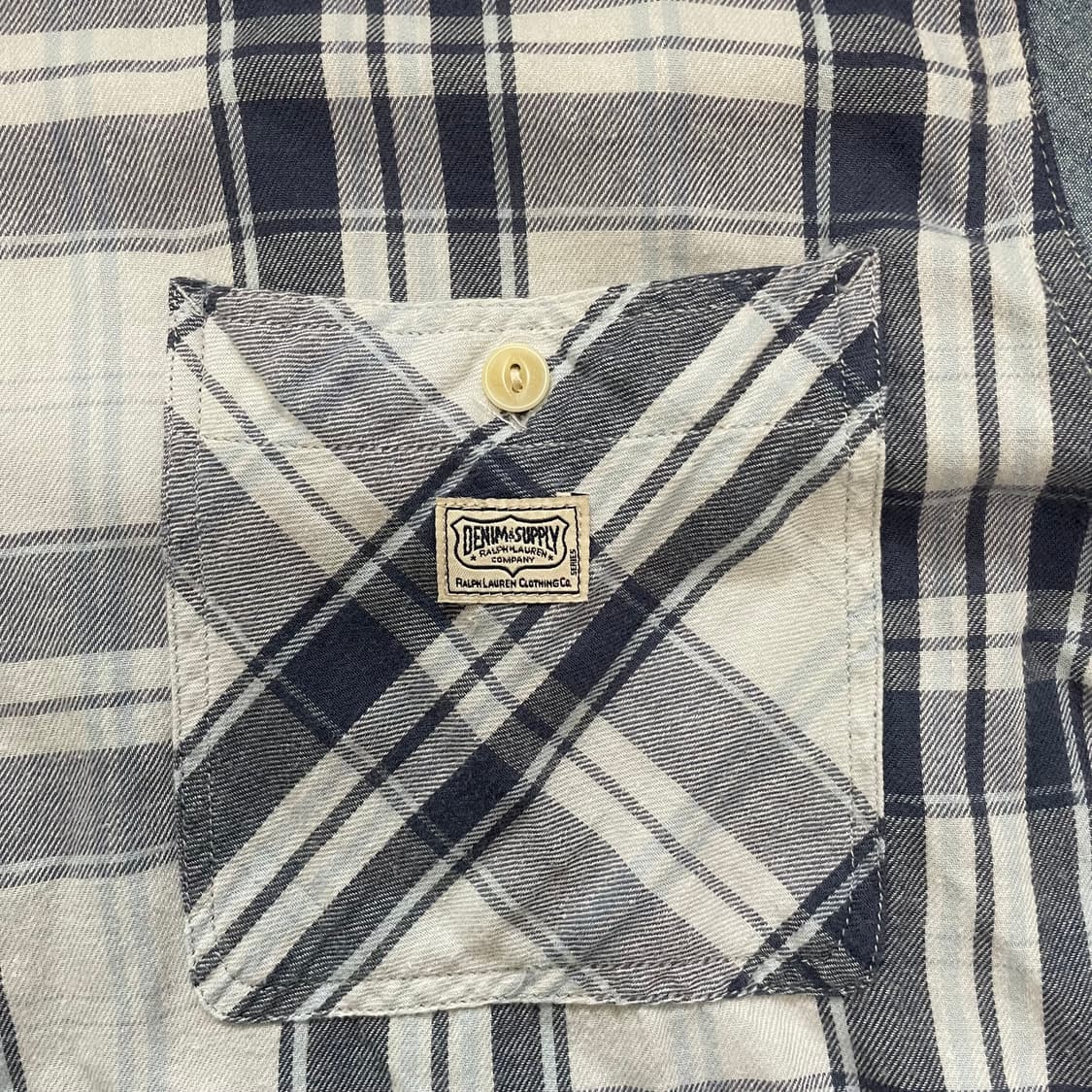 데님앤서플라이 패턴 데님셔츠 상품이미지2