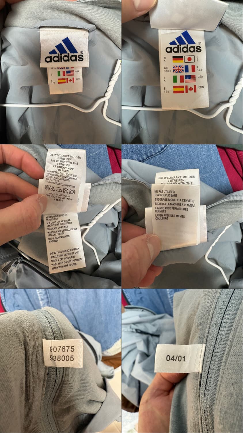 아디다스 나일론 하프 집업 아노락 상품이미지10