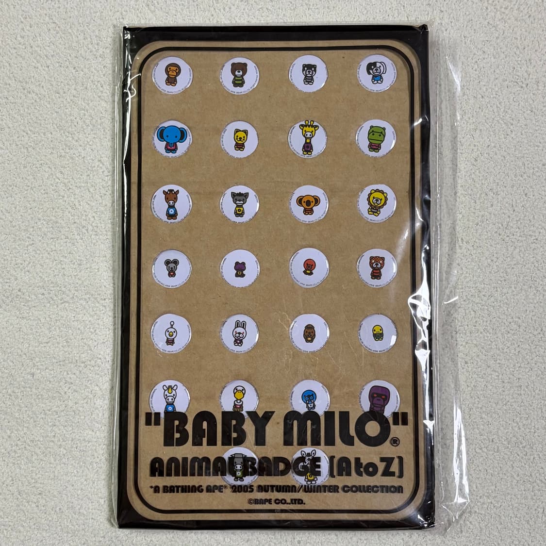 베이프 베이비 마일로 캔뱃지 상품이미지1