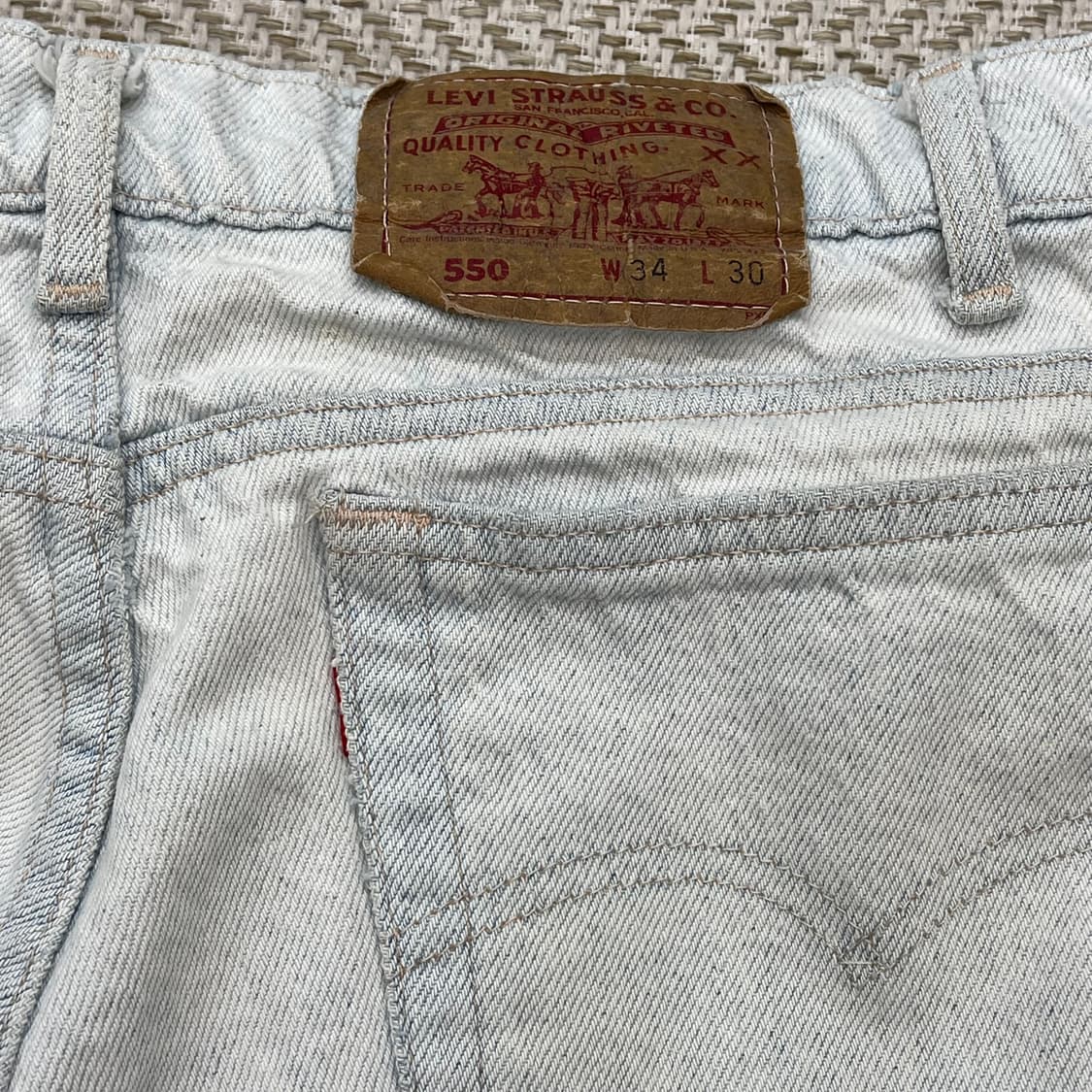Usa리바이스 550 데님팬츠 r2412 상품이미지6