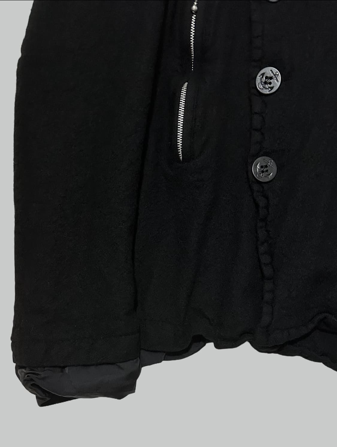 준야 와타나베 07aw 축융 울 피코트 s 상품이미지4