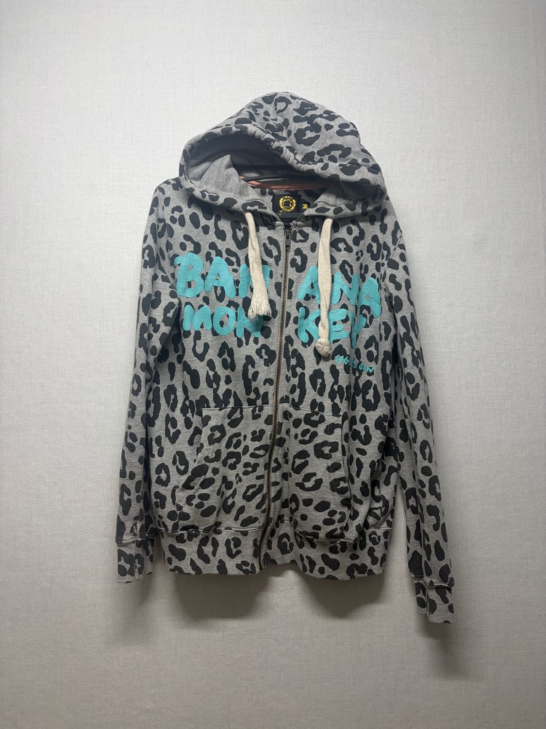 90s 오네갸루 레오파드 후드집업 상품이미지1