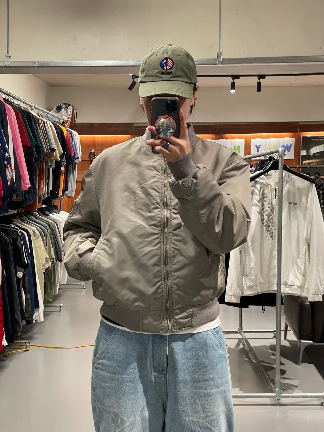 지오다노 ma-1 항공 점퍼 상품이미지1