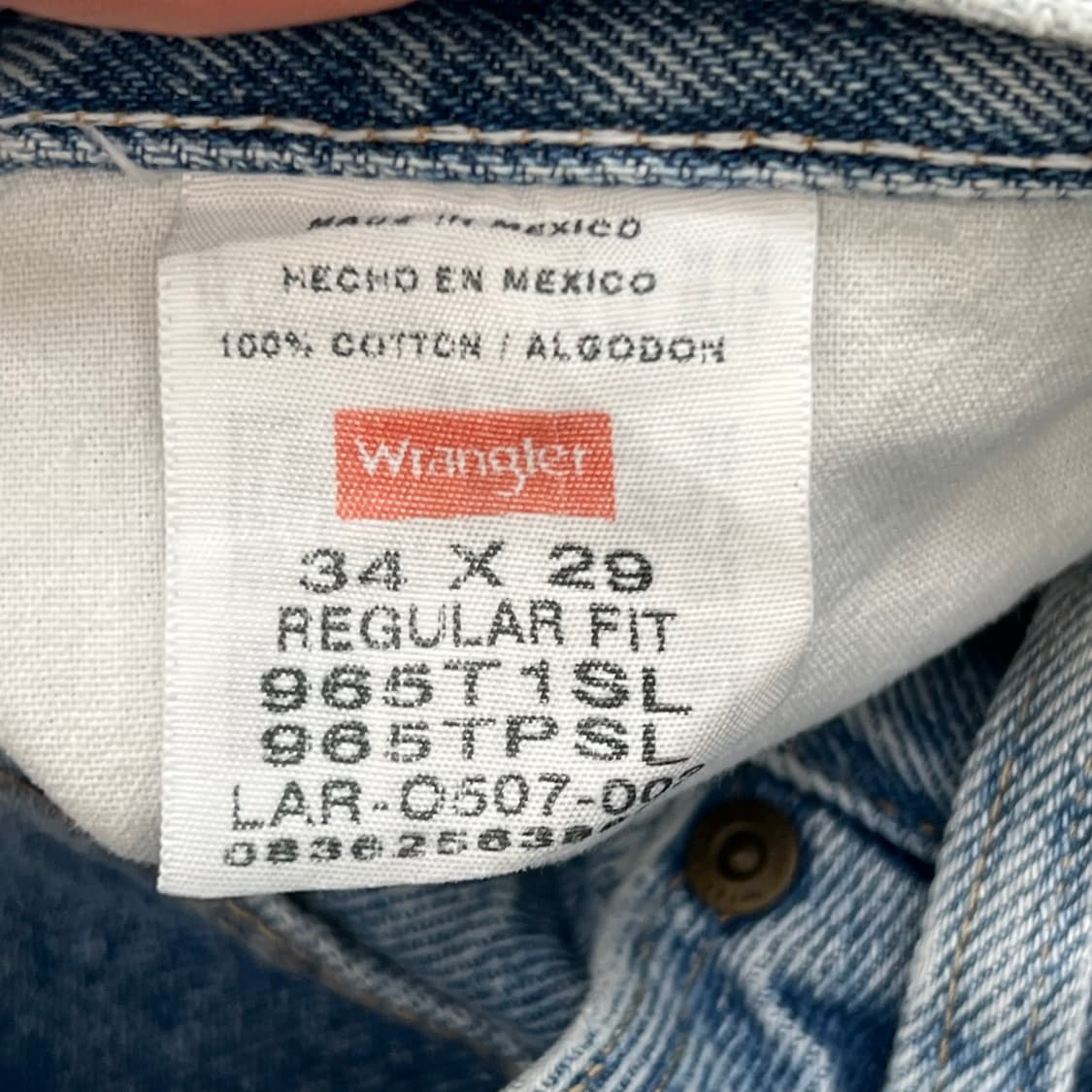 랭글러 워크 데님팬츠 r3395 상품이미지7