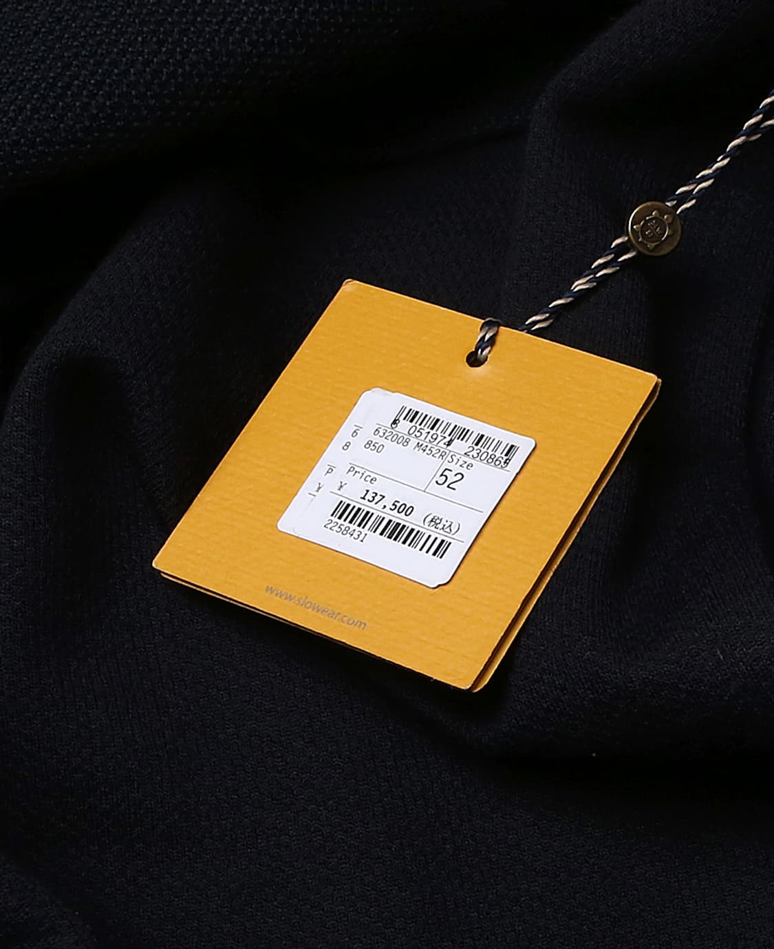 몬테도로 [Montedoro] 다크네이비 Est 1956. 울 니트 자켓 상품이미지8