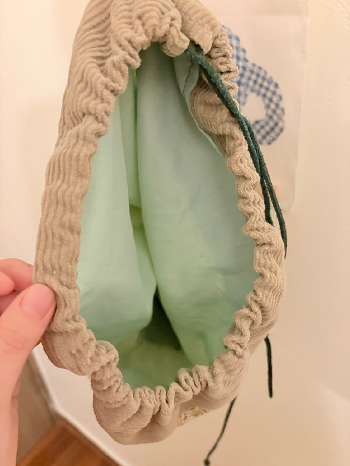 모리걸 패치워크 꽃무늬 복조리 크로스백 상품이미지6