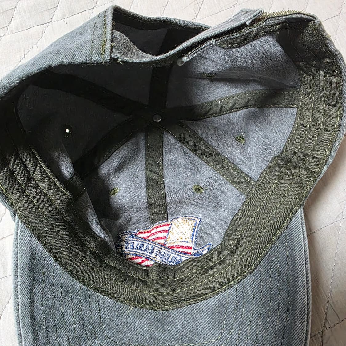 [OS] 빈티지 NRA 플래그 골든 이글 6패널 볼캡 ver 워싱 상품이미지4