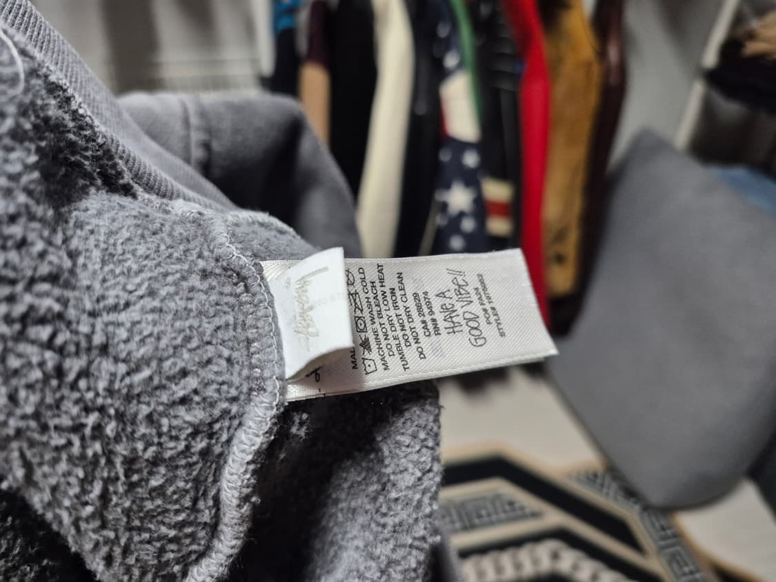 스투시 24F/W 부아나 피그먼드 다이드 후드집업 L 정품 상품이미지2