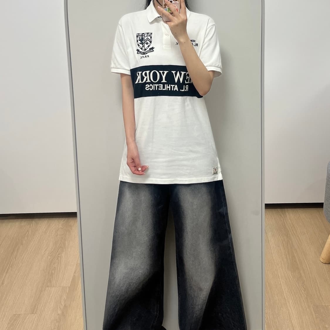 폴로 랄프로렌 뉴욕 럭비클럽 치프키프 카라 반팔 티셔츠 상품이미지1