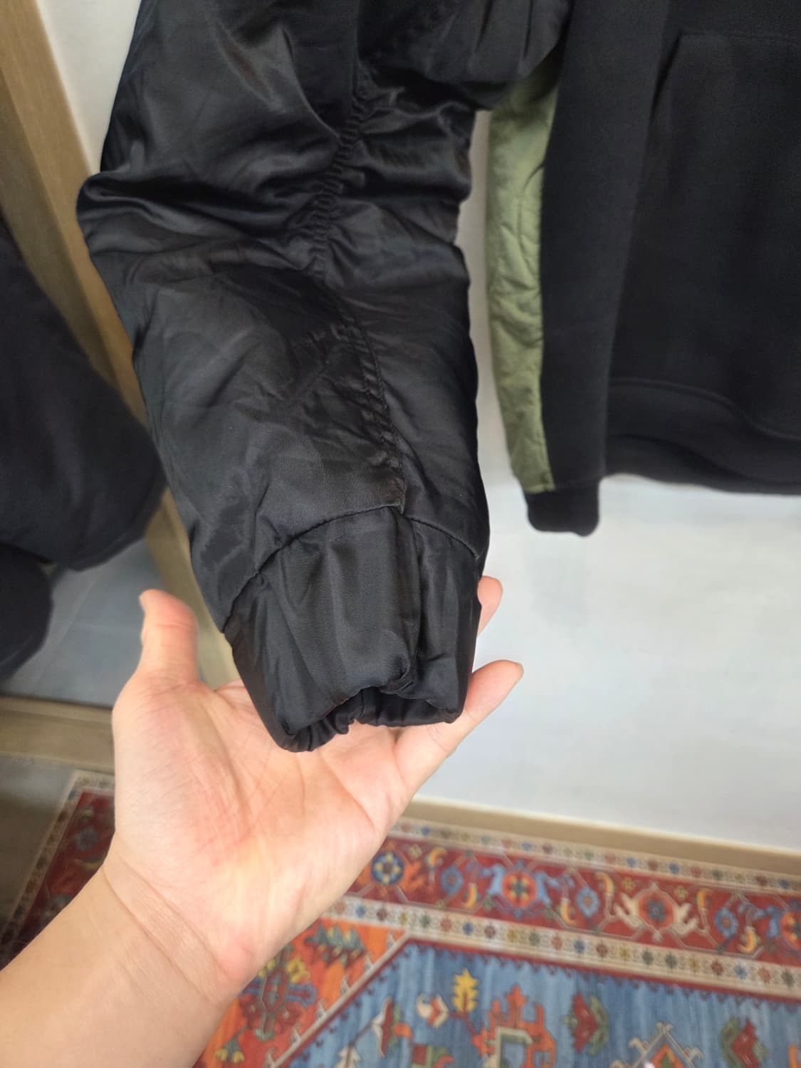 세컨드 아카이브 퀄팅 기모 패딩 맨투맨 xl 오버핏  상품이미지7