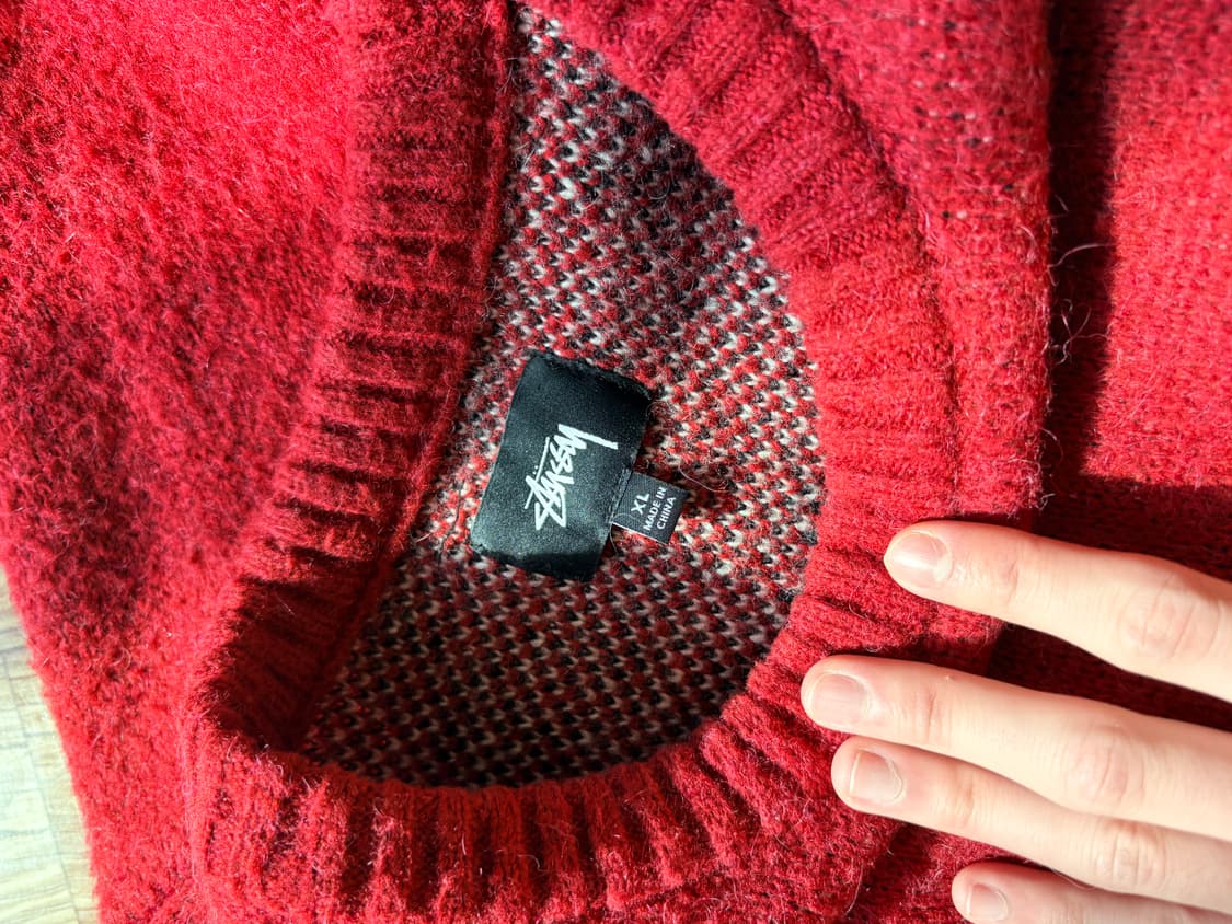 스투시 8볼 니트 XL 상품이미지3